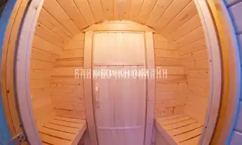 БАНЯ БОЧКА "СТАНДАРТ С КОЗЫРЬКОМ" #295 фото 1