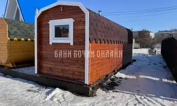 Баня подкова  6 метров № 345 фото 1