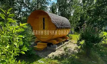 Баня Бочка Люкс С Козырьком #324 фото 1