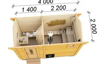 Баня в классическом стиле № 354 фото 2