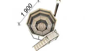 чан восьмиугольный - 1900мм Х 1100мм   № 351 фото 3