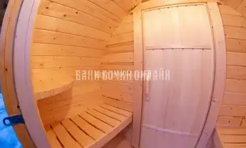 БАНЯ БОЧКА  "СТАНДАРТ С КОЗЫРЬКОМ" #294 фото 3