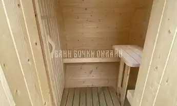 баня бочка люкс вход с боку № 311 фото 1 баня бочка люкс вход с боку № 311 фото 1