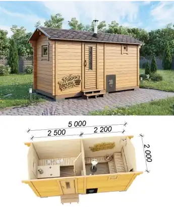 Баня в классическом стиле 5