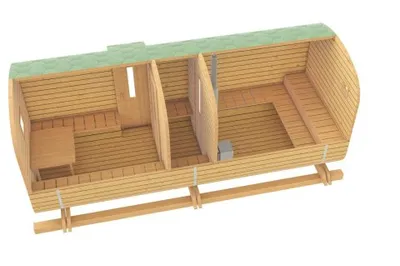 Что такое баня-бочка?