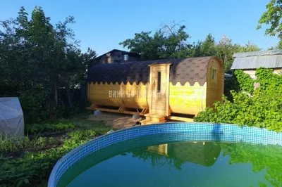 Баня-бочка на даче: Новый Уровень Комфорта и Релаксации