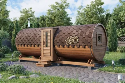Баня бочка Супер-люкс 3