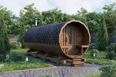 Баня бочка Супер-люкс