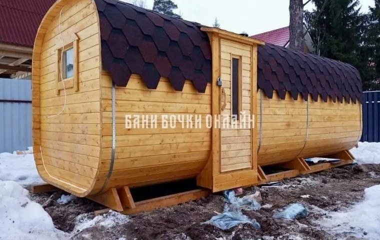 Технология изготовления бань-бочек: материалы, процесс и качество