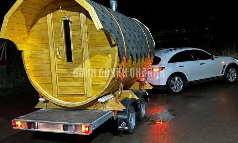 Баня на прицепе № 324