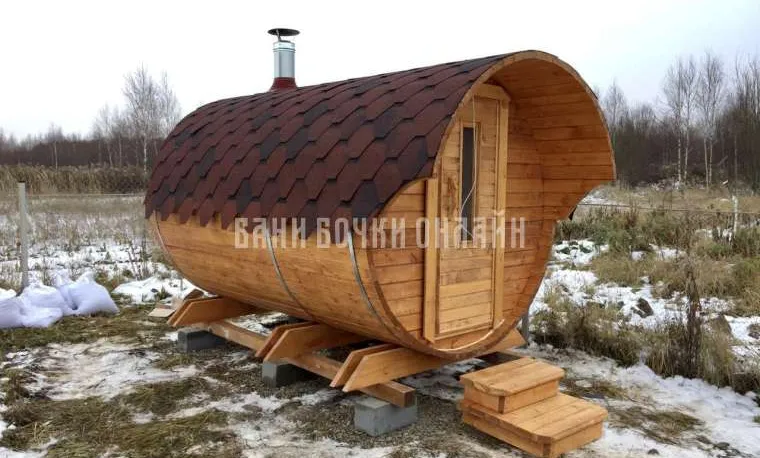 Бочка модель "стандарт с козырьком" #234