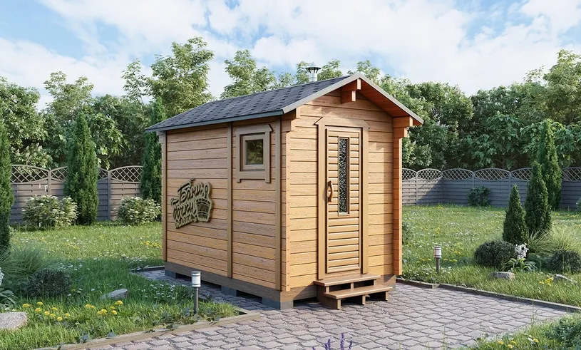 Баня в классическом стиле 3