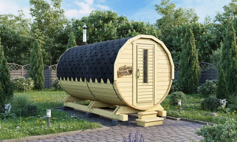 Баня бочка Люкс Баня бочка Люкс