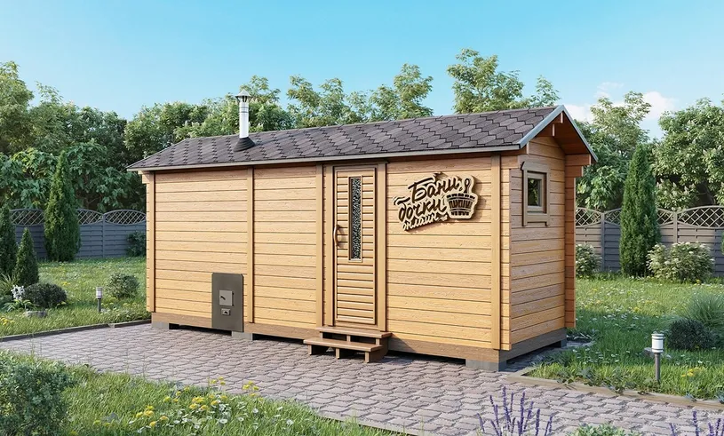 Баня в классическом стиле 6